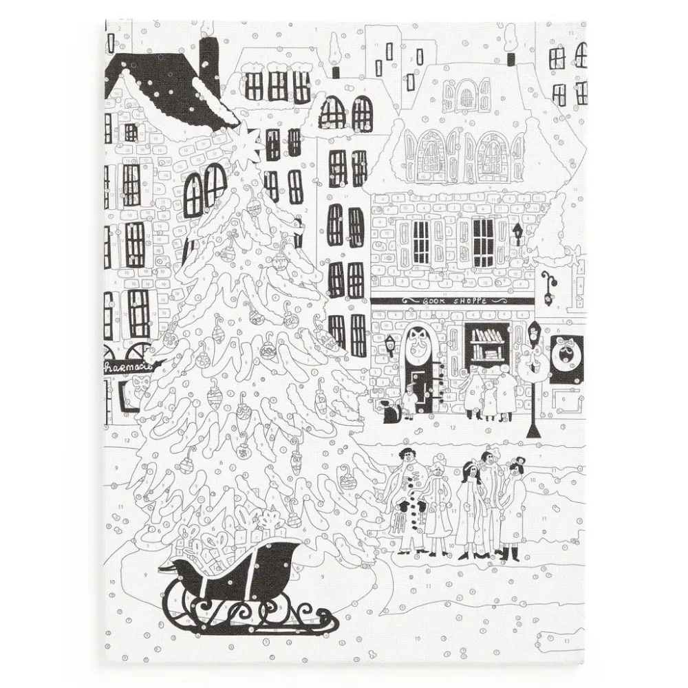 Joy Laforme Christmas Square Paint by Number Kit- Coloring Books & Crafts
