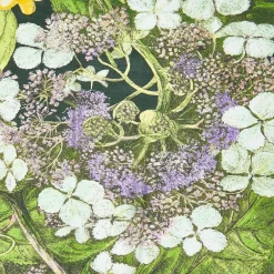 KEW Hydrangea Print Lime Long Kimono- Robes, Nightgowns & Dresses