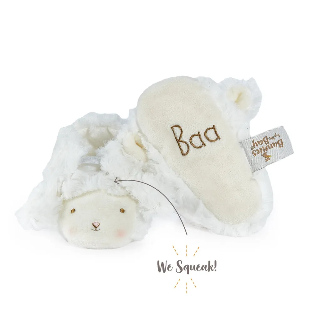 Kiddo Baa Baa Sheep Booties- Childrenswear|Toys