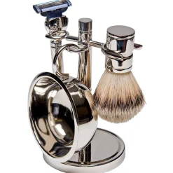 Kingsley Silver Plated Shave Set SB-670- Shaving Sets