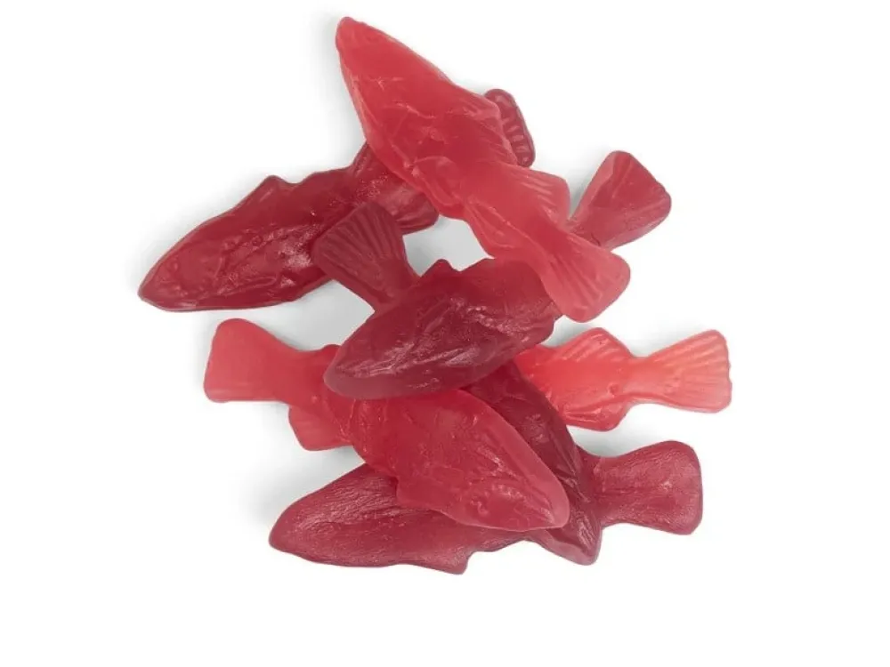 Kolsvart Torsken Blackcurrant & Raspberry Candy Fish 120g- Sweets