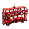Kurt Adler London Bus Glass Ornament- Souvenirs|Cultural Icons