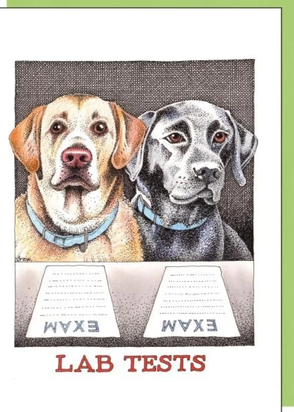 Lab Tests Greeting Card- Greeting Cards