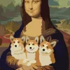 La Giocorgi Mona Lisa Birthday Card- Greeting Cards
