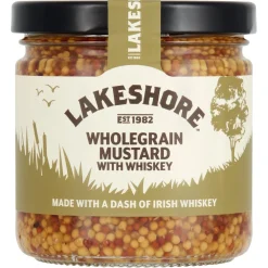 Lakeshore Wholegrain Mustard with Irish Whiskey- Groceries
