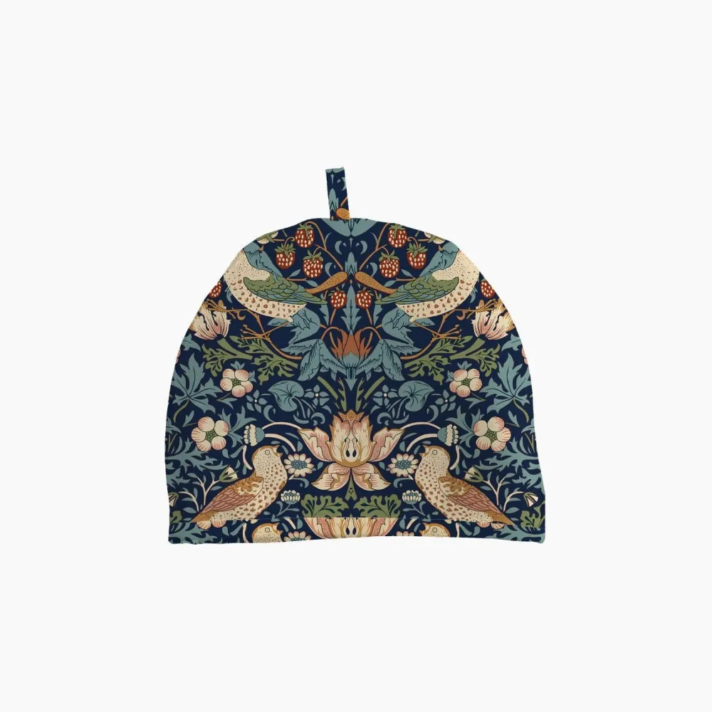 Le Chateau Textiles William Morris Gallery Strawberry Thief Navy Small Tea Cosy- Tea Cosies