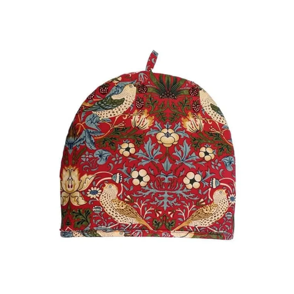 Le Chateau Textiles William Morris Gallery Strawberry Thief Red Small Tea Cosy- Tea Cosies