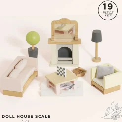 Le Toy Van Daisylane Dolls House Sitting Room Furniture Set- Toys