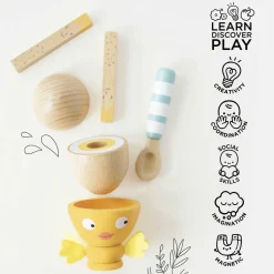 Le Toy Van Egg Cup & Soldiers- Toys