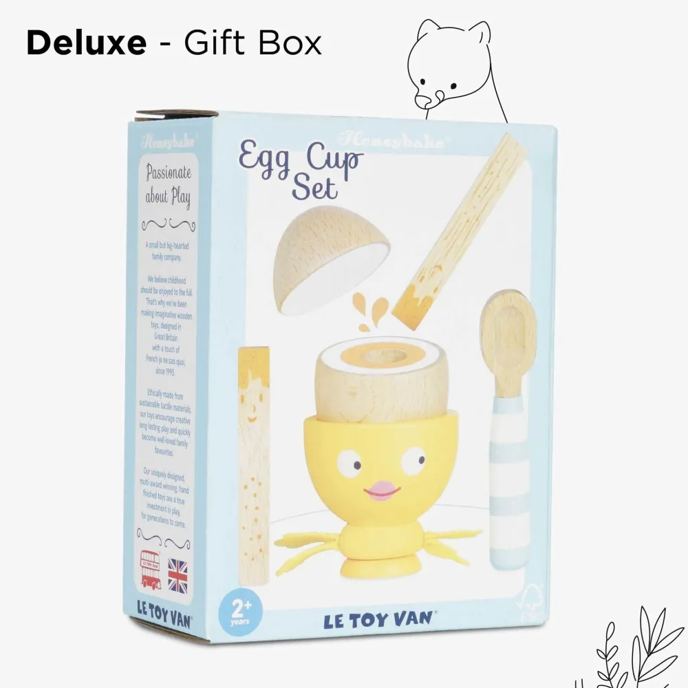 Le Toy Van Egg Cup & Soldiers- Toys