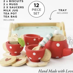 Le Toy Van Honeybake Tea Set & Tray- Toys