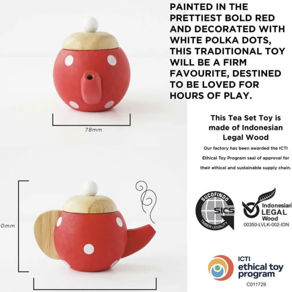 Le Toy Van Honeybake Tea Set & Tray- Toys