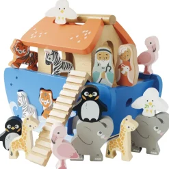 Le Toy Van Noah's Ark & Animals Shape Sorter- Toys