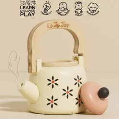 Le Toy Van Vintage Wooden Kettle- Children's Tea Sets|Toys