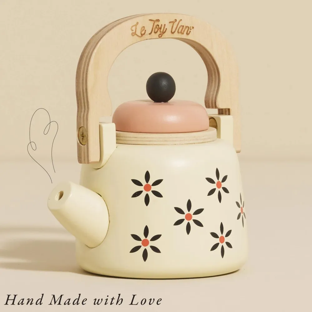 Le Toy Van Vintage Wooden Kettle- Children's Tea Sets|Toys