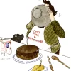 Lick The Bowl Birthday Card- Greeting Cards