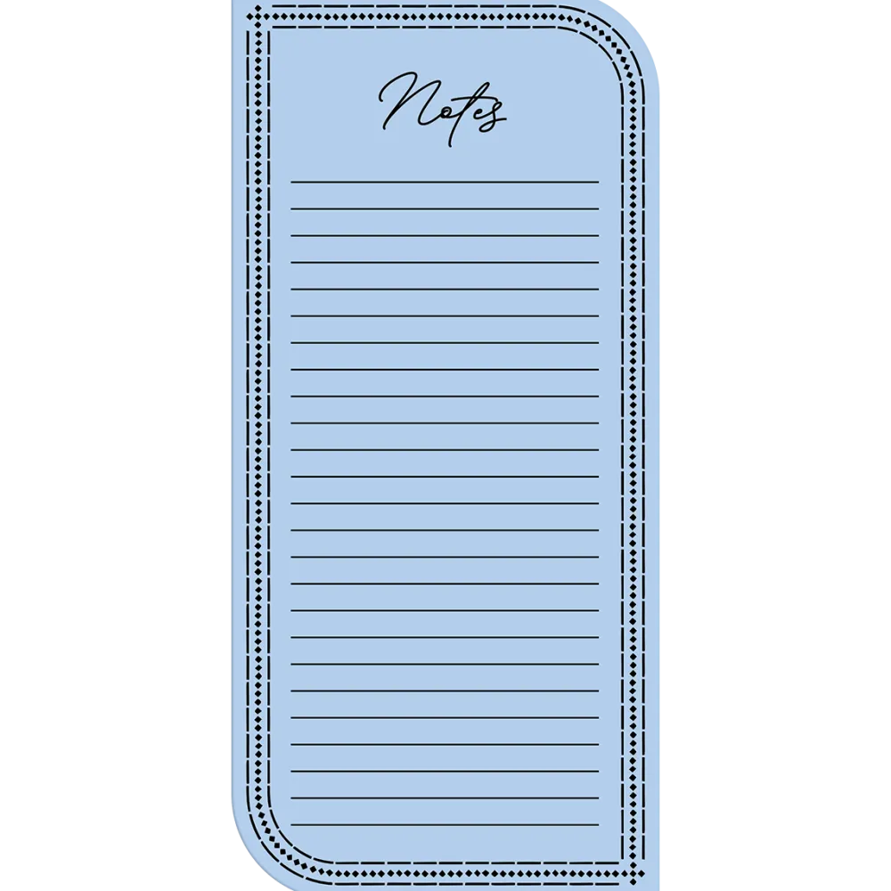 Light Blue Magnetic List Pad- Journals & Other Stationery