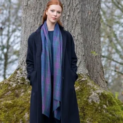 Lochcarron of Scotland Alba Spirit of Scotland Ancient Tartan Extra Fine Merino Stole- Scarves & Wraps