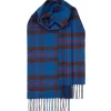 Lochcarron of Scotland Bowhill Elliot Modern Tartan Lambswool Scarf- Scarves & Wraps