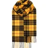 Lochcarron of Scotland Bowhill MacLeod Dress Modern Tartan Long Lambswool Scarf- Scarves & Wraps