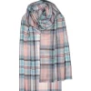 Lochcarron of Scotland Diana Princess of Wales Memorial Rose Tartan Extra Fine Merino Stole- Scarves & Wraps