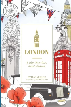 London: A Color Your Own Travel Journal- Coloring Books & Crafts|Books