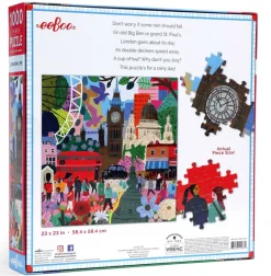 London Life 1000 Piece Square Jigsaw Puzzle- Games & Puzzles
