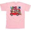 London’s Kids T Shirt Pink Age 1-2- Souvenirs|Childrenswear