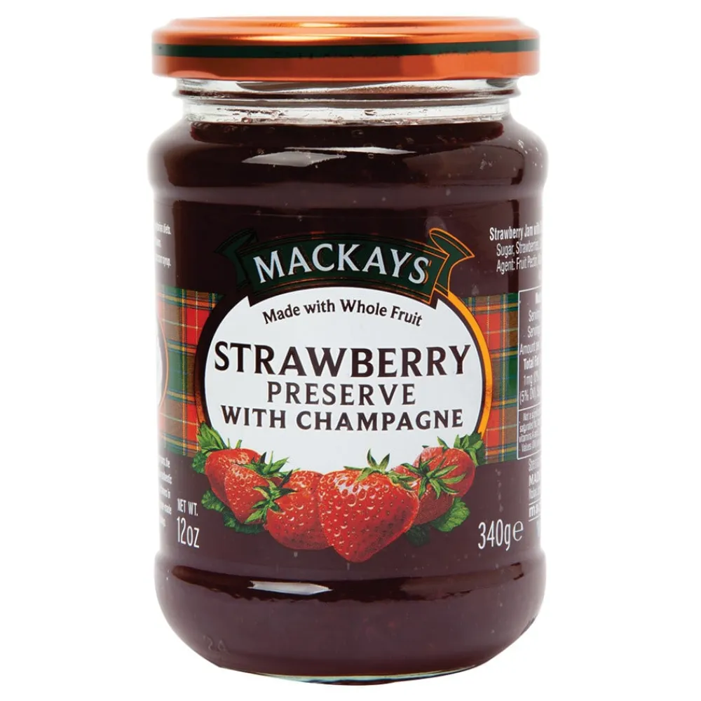Mackays Strawberry Preserve with Champagne- Jams & Marmalade
