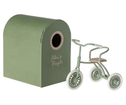 Maileg Abri à Tricycle, Mouse - Green- Maileg|Toys