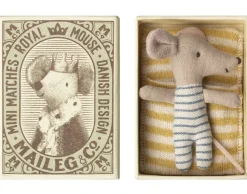 Maileg Baby Mouse, Sleepy/Wakey in Box (Boy)- Maileg|Toys