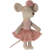 Maileg Ballerina Mouse, Little Sister - Rose- Maileg|Toys