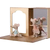 Maileg Ballet Mice in Dance Studio, Little Sister and Brother- Maileg|Toys