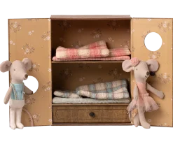 Maileg Ballet Mice in Dance Studio, Little Sister and Brother- Maileg|Toys