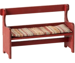 Maileg Bench, Mouse (Red)- Maileg|Toys