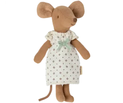 Maileg Big Sister Mouse in Box - White Nightgown- Maileg|Toys