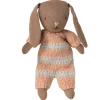 Maileg Bunny, Micro - Brown - Dusty Rose Knitted Suit- Maileg|Toys