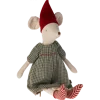 Maileg Christmas Mouse, Medium - Dress- Maileg|Toys