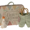 Maileg Clown Clothes in Suitcase, Little Brother Mouse- Maileg|Toys