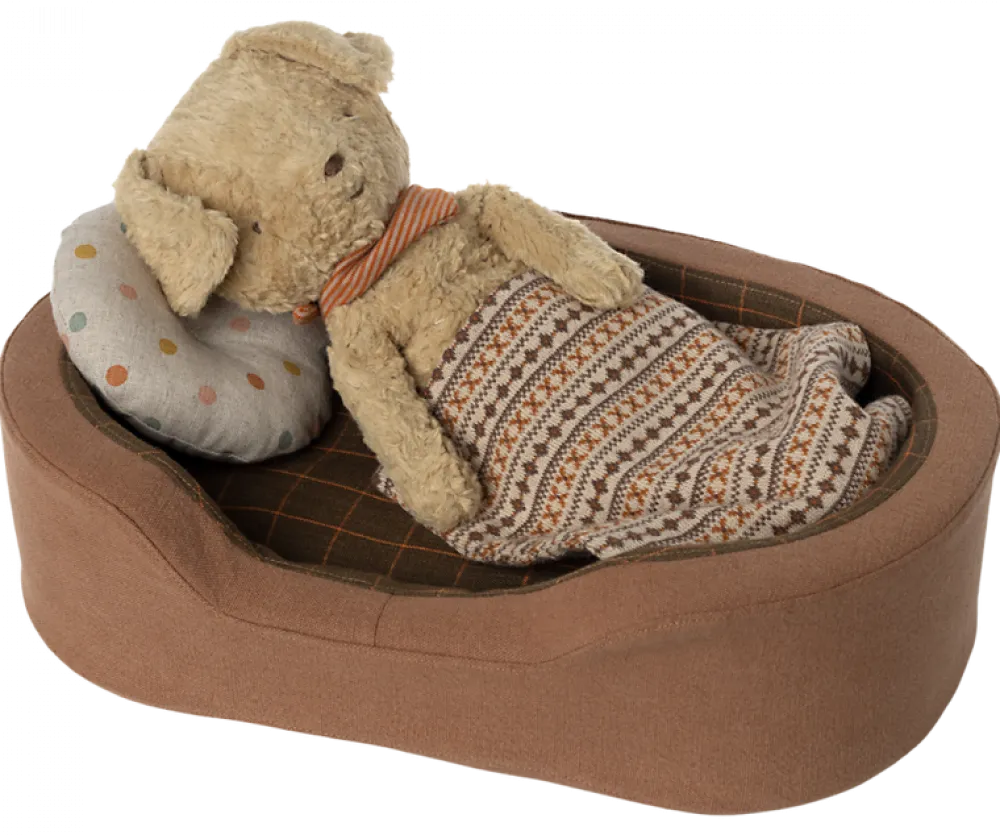 Maileg Cosy basket, Medium (Brown)- Maileg|Toys