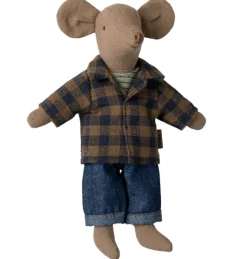 Maileg Dad Mouse - Light Brown- Maileg