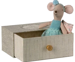 Maileg Dance Mouse in Daybed, Little Sister- Maileg|Soft Toys