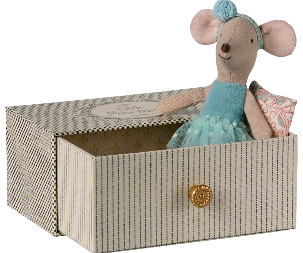 Maileg Dance Mouse in Daybed, Little Sister- Maileg|Soft Toys