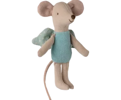 Maileg Fairy Mouse, Little - Mint- Maileg|Toys