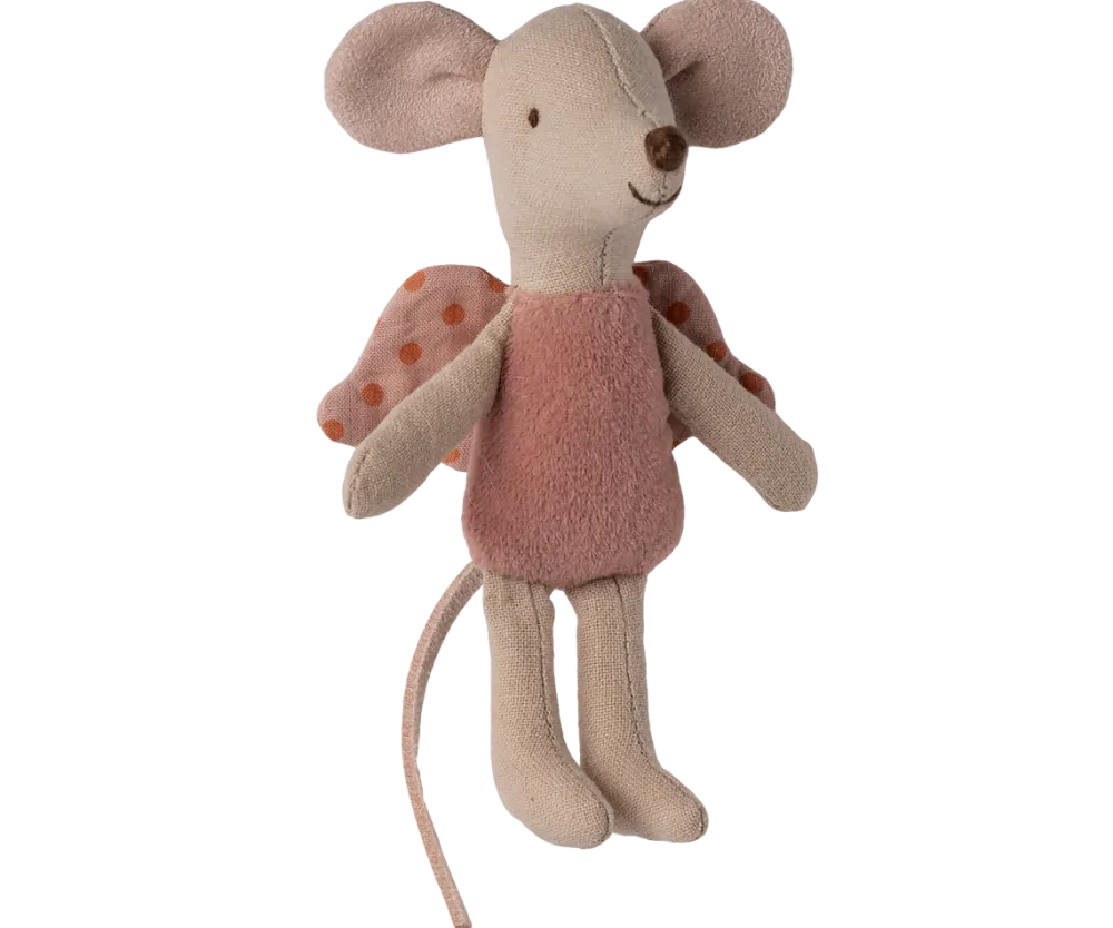 Maileg Fairy Mouse, Little - Rose- Maileg|Toys