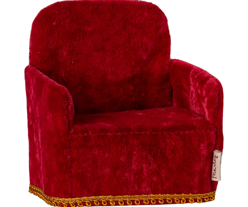 Maileg Folding Chair, Mouse (Red)- Maileg|Toys