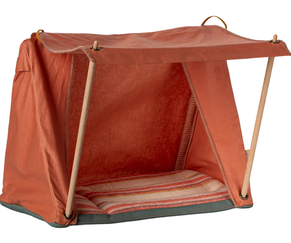 Maileg Happy Camper Tent, Mouse (Red)- Maileg|Toys