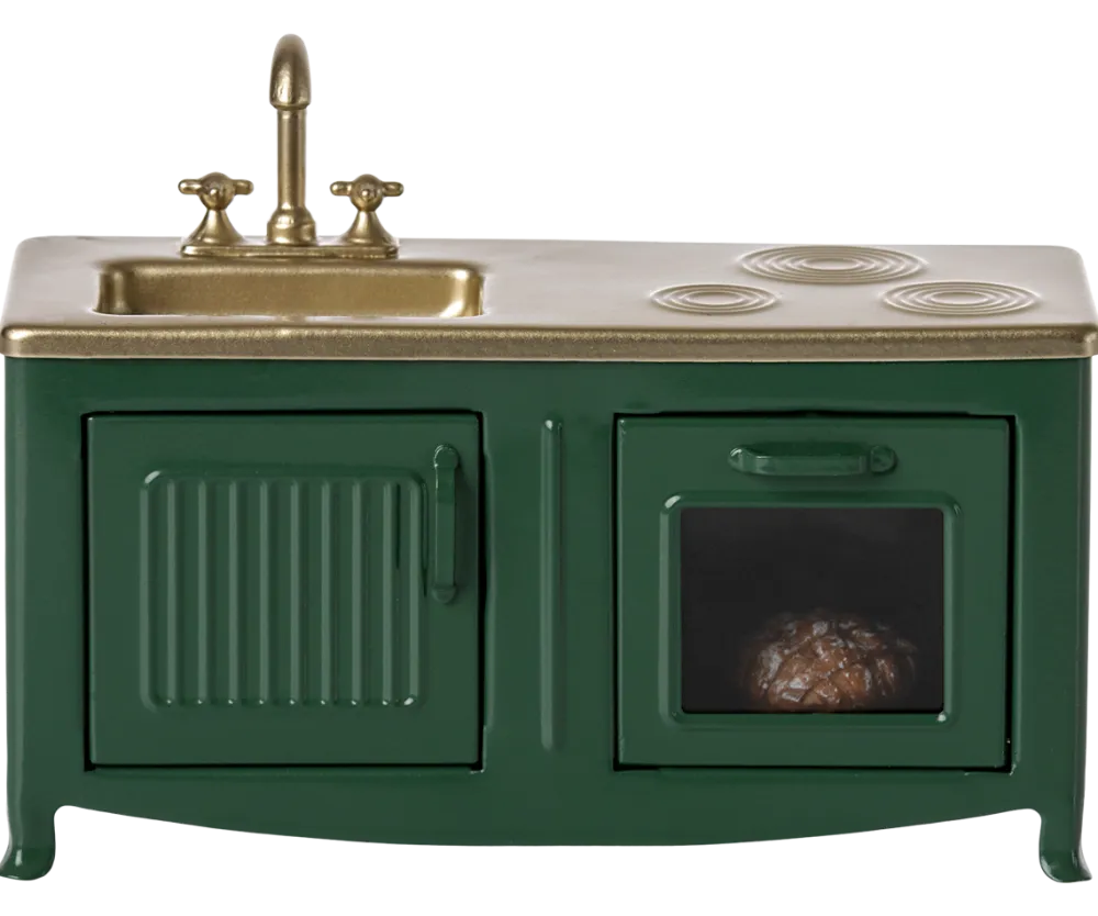 Maileg Kitchen, Mouse - Dark Green- Maileg|Toys