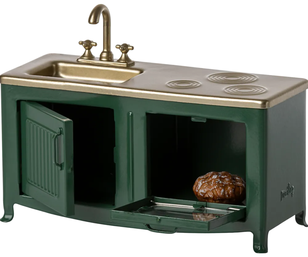 Maileg Kitchen, Mouse - Dark Green- Maileg|Toys