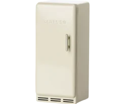 Maileg Metal Fridge, Mouse - Off White- Maileg|Toys